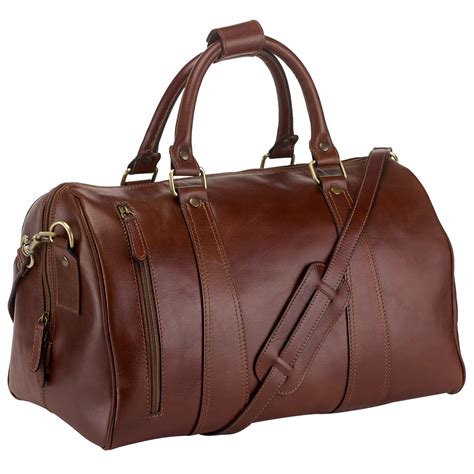 john lewis leather holdall.